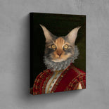 Die Prinzessin - Petfy Portrait Gemälde Tierportrait Hundeportrait Katzenportrait in Kleidung Uniform Anzug historisch klassisch adelig Barock Renaissance Haustierportrait in Kleidung nach Foto Fotovorlage auf Leinwand mit Holzrahmen gedruckt personalisierte Geschenkidee Haustier Haustierbesitzer Hund Katze Pferdeliebhaber Erinnerung Andenken Beileid an verstorbenen Hund Katze Haustier in Kleidung Uniform Haustierkunst Haustiergemälde Haustier gemalt